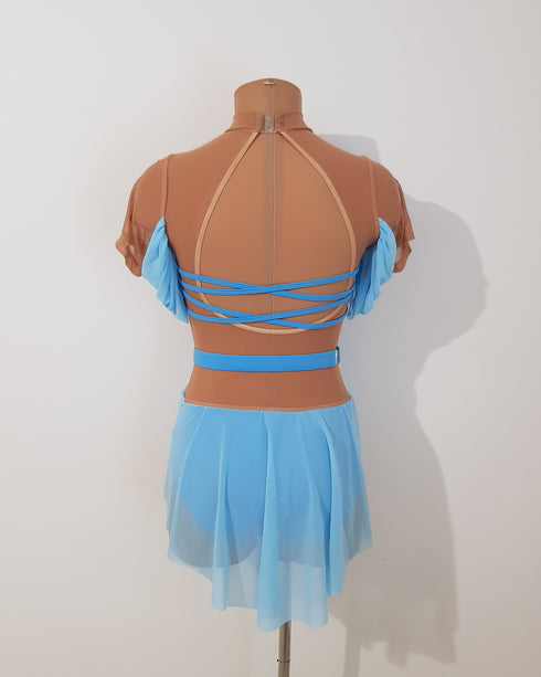 Celine Leotard Base - Ocean Blue